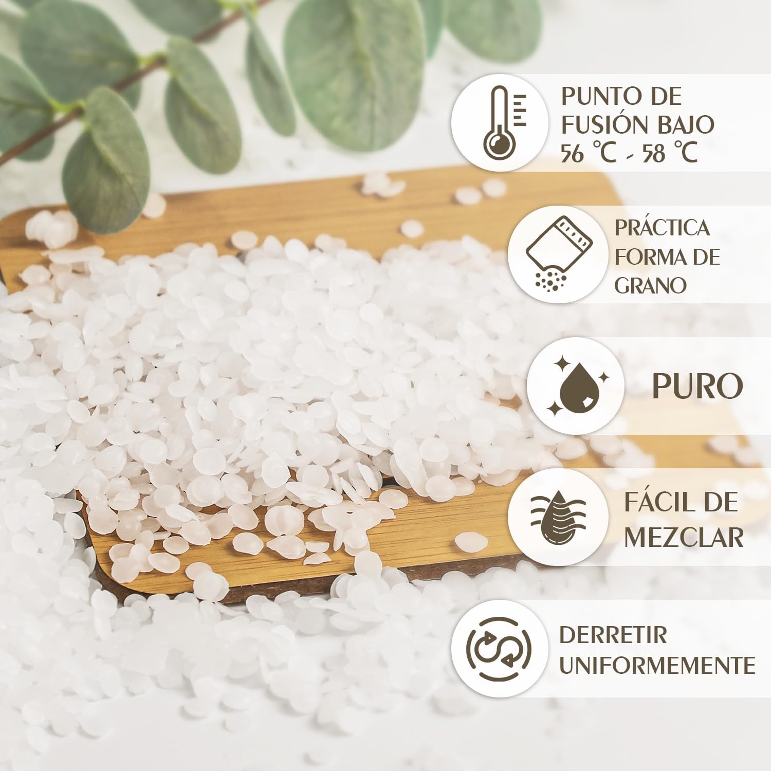 Cera para Velas 3.5KG Perlas