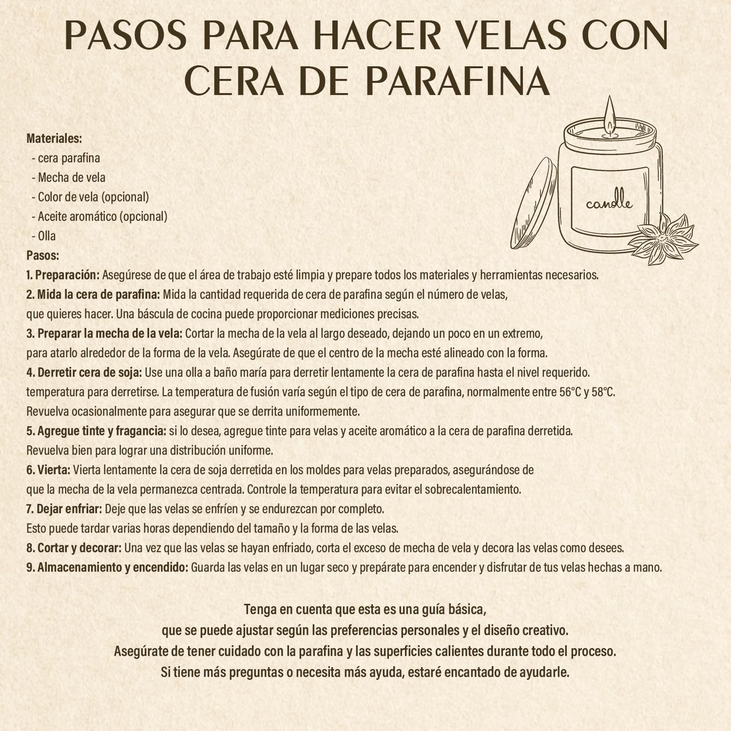 Cera para Velas 3.5KG Perlas