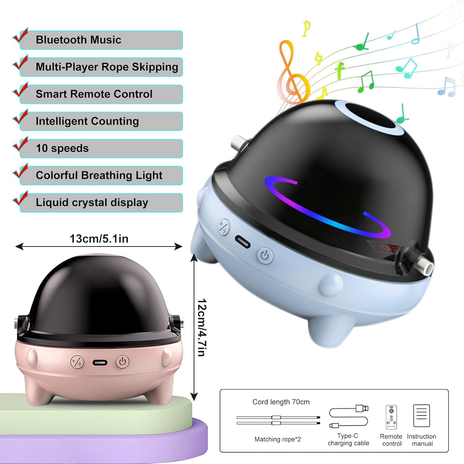 Cuerda de salto inteligente Bluetooth