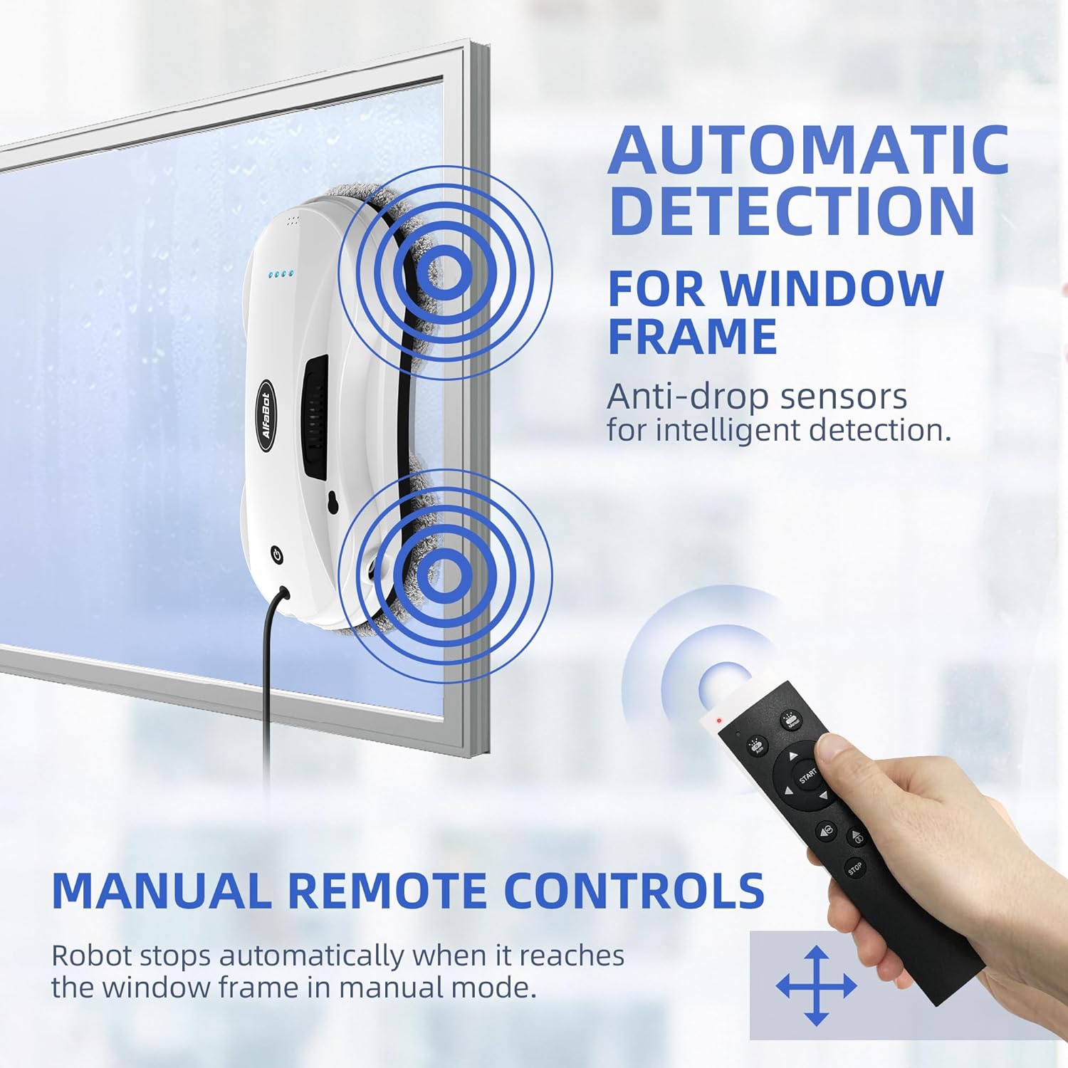 AlfaBot X7: Robot Limpiacristales