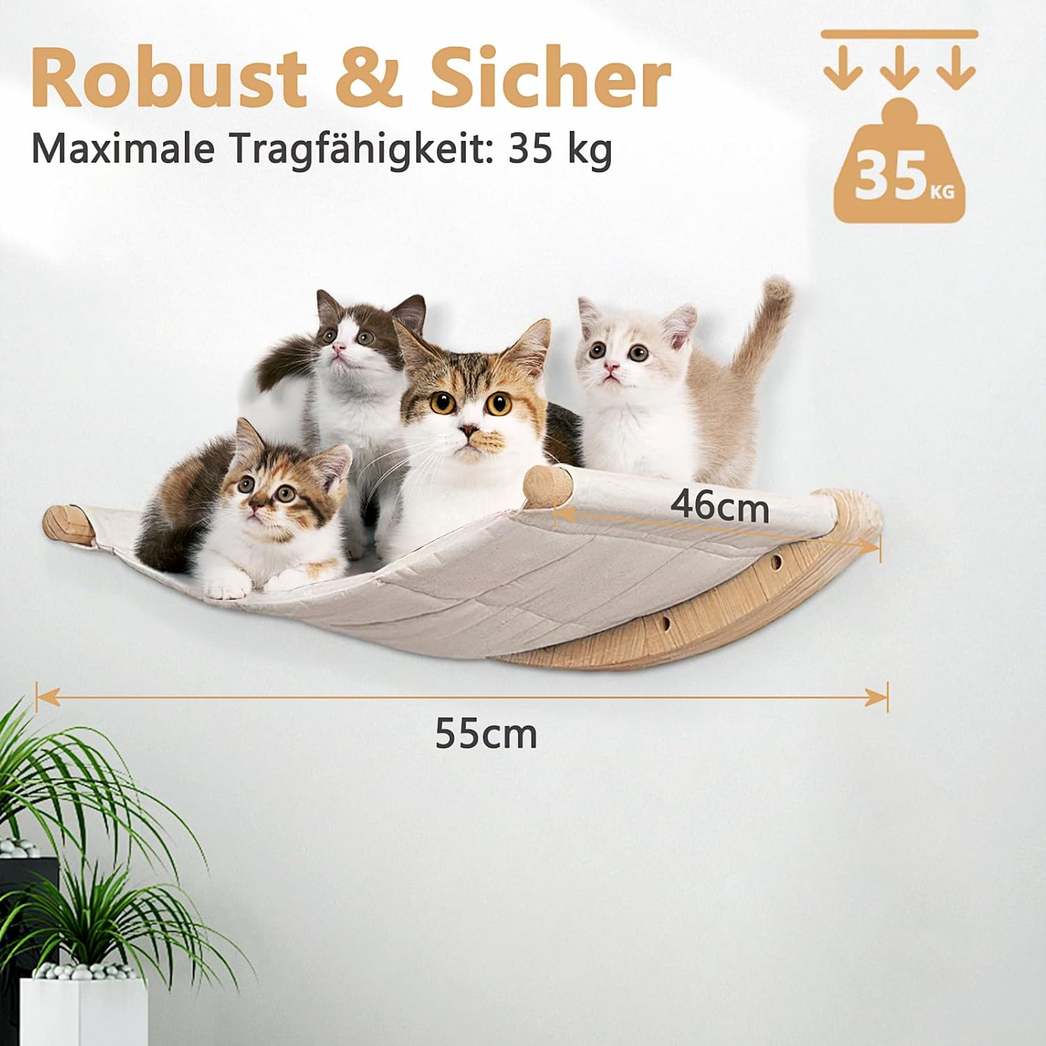 Hamaca pared para gatos XL