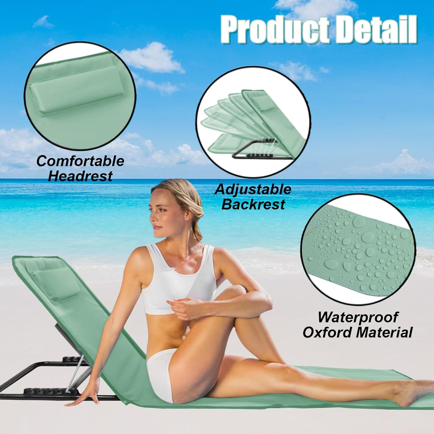Alfombrilla de playa ajustable