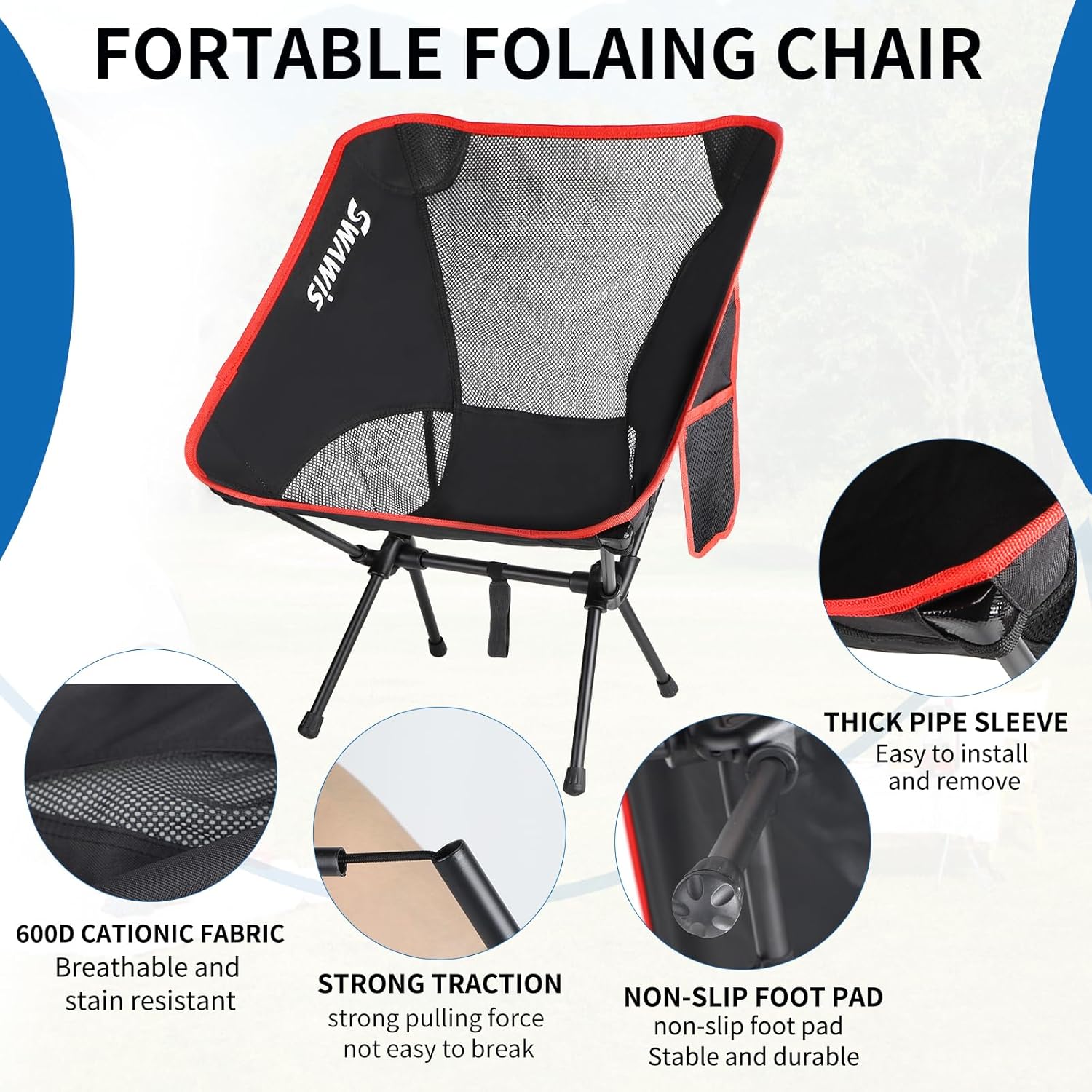 Silla Plegable Camping Ultraligera