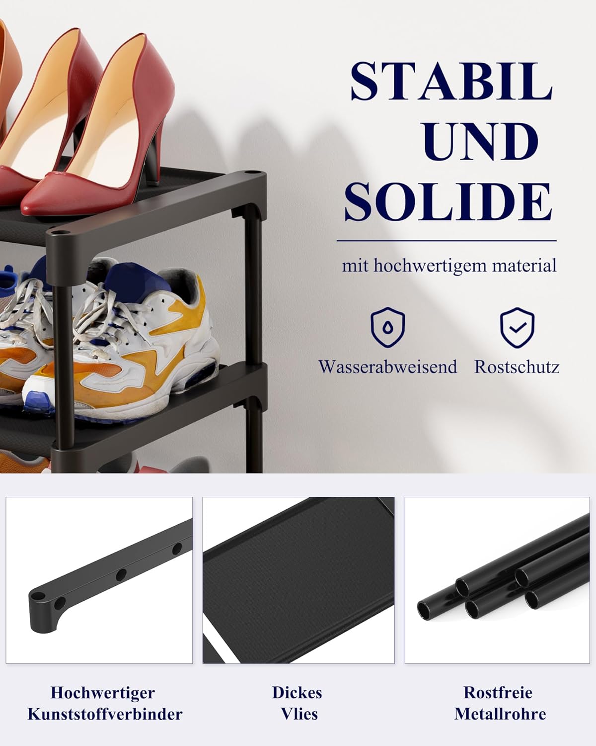 Kitsure Schuhregal 3-stufig