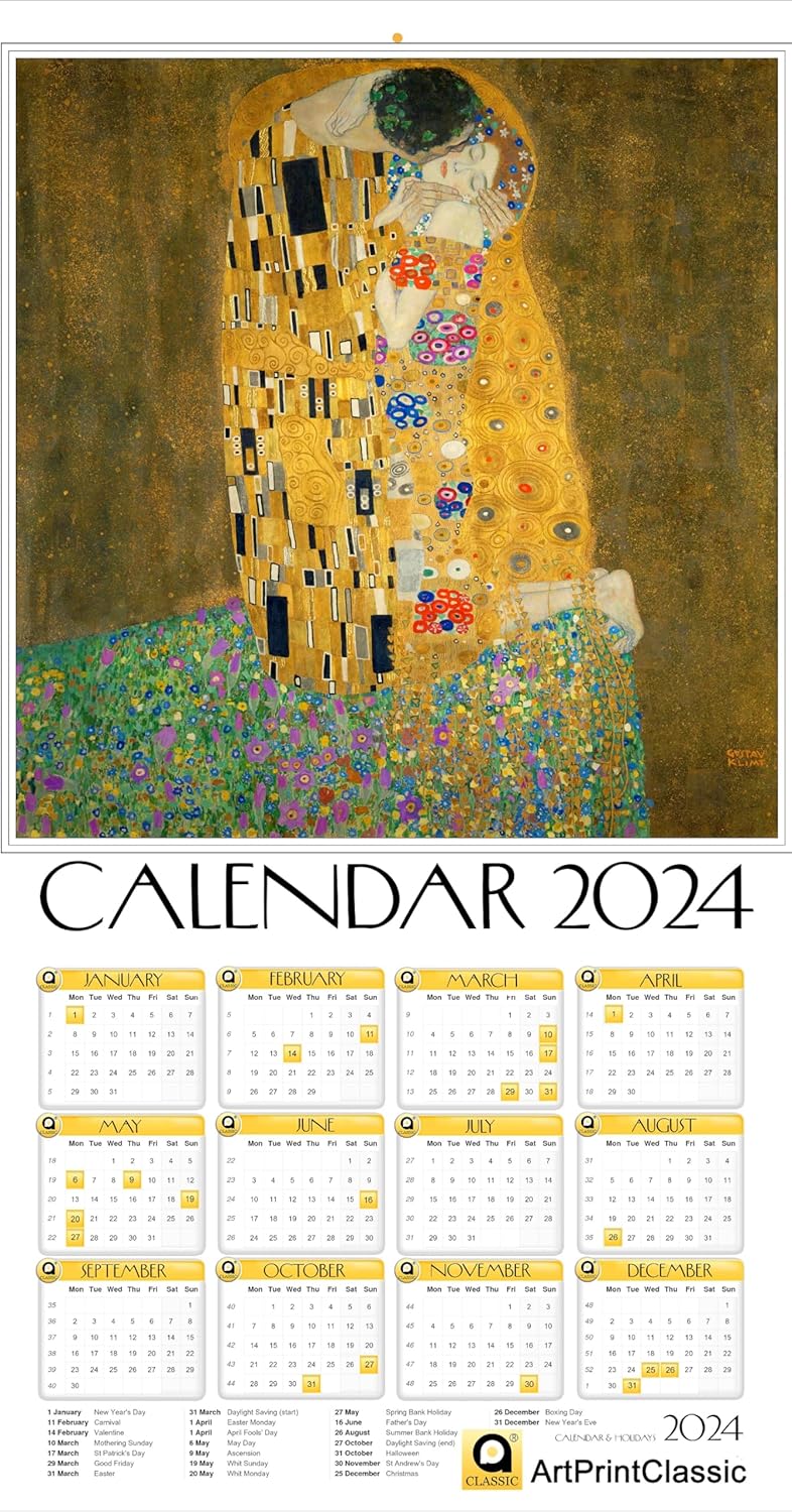 Reproducción Klimt Jardín 37x37