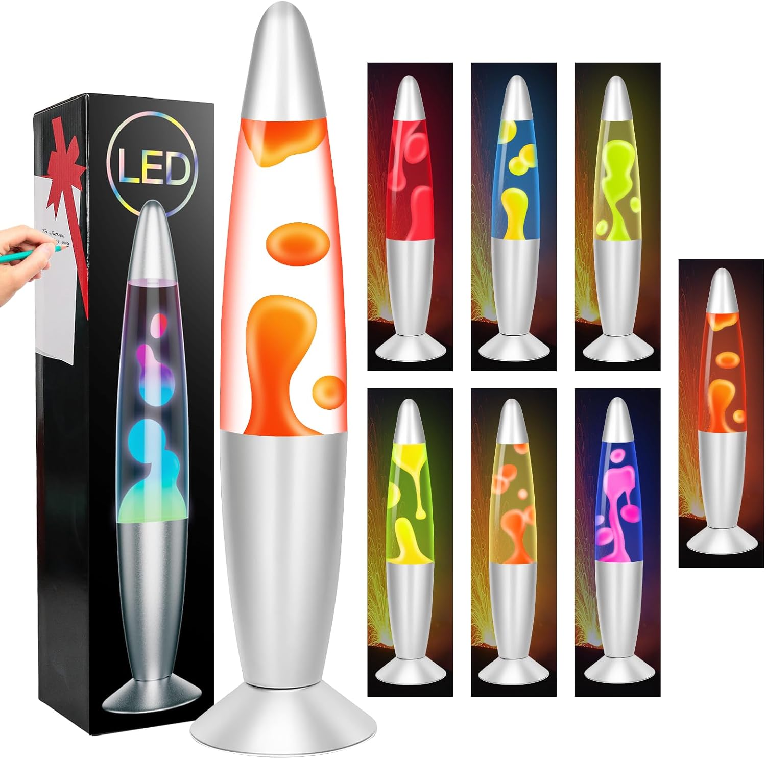 Lámpara de Lava LED Relaxante