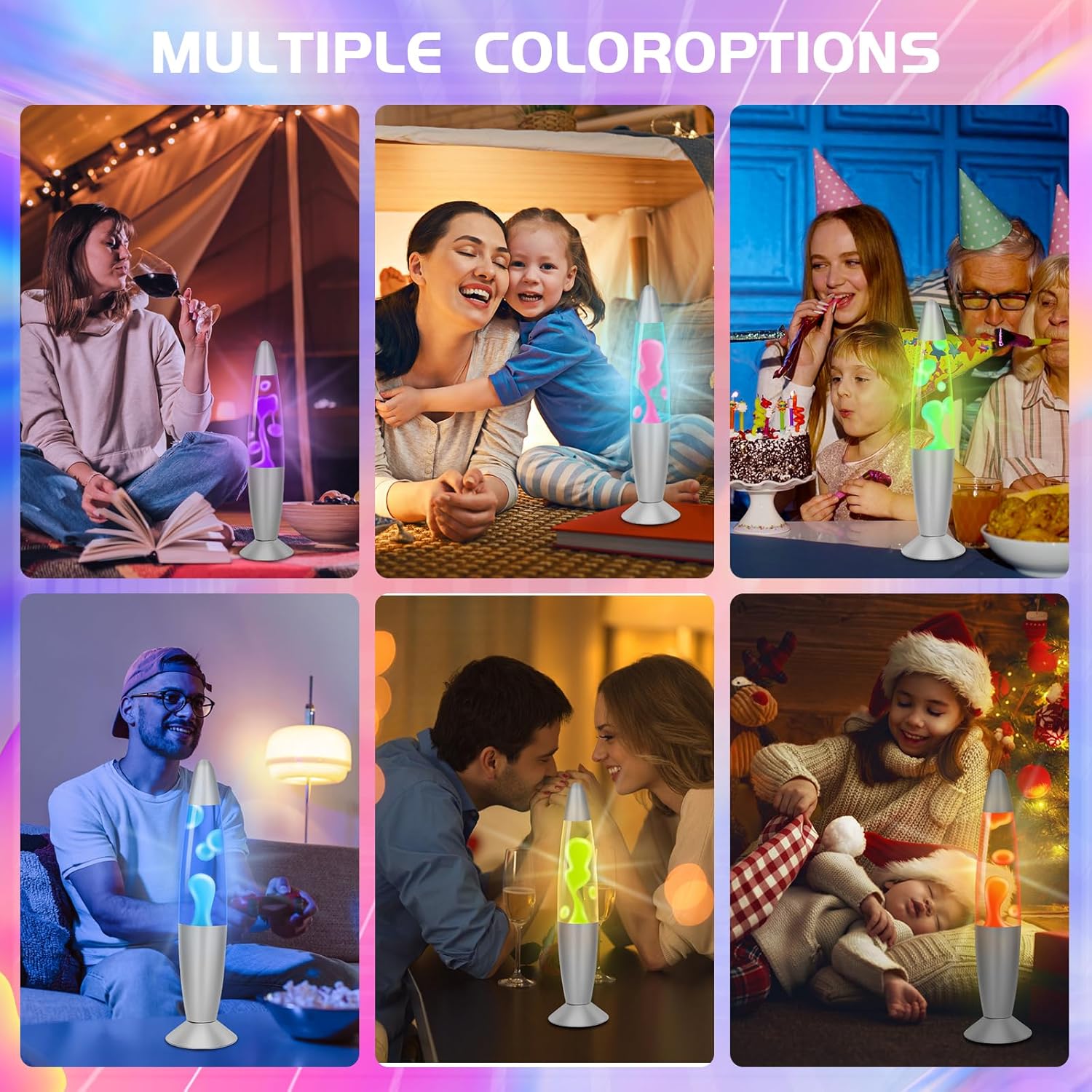 Lámpara de Lava LED Relaxante