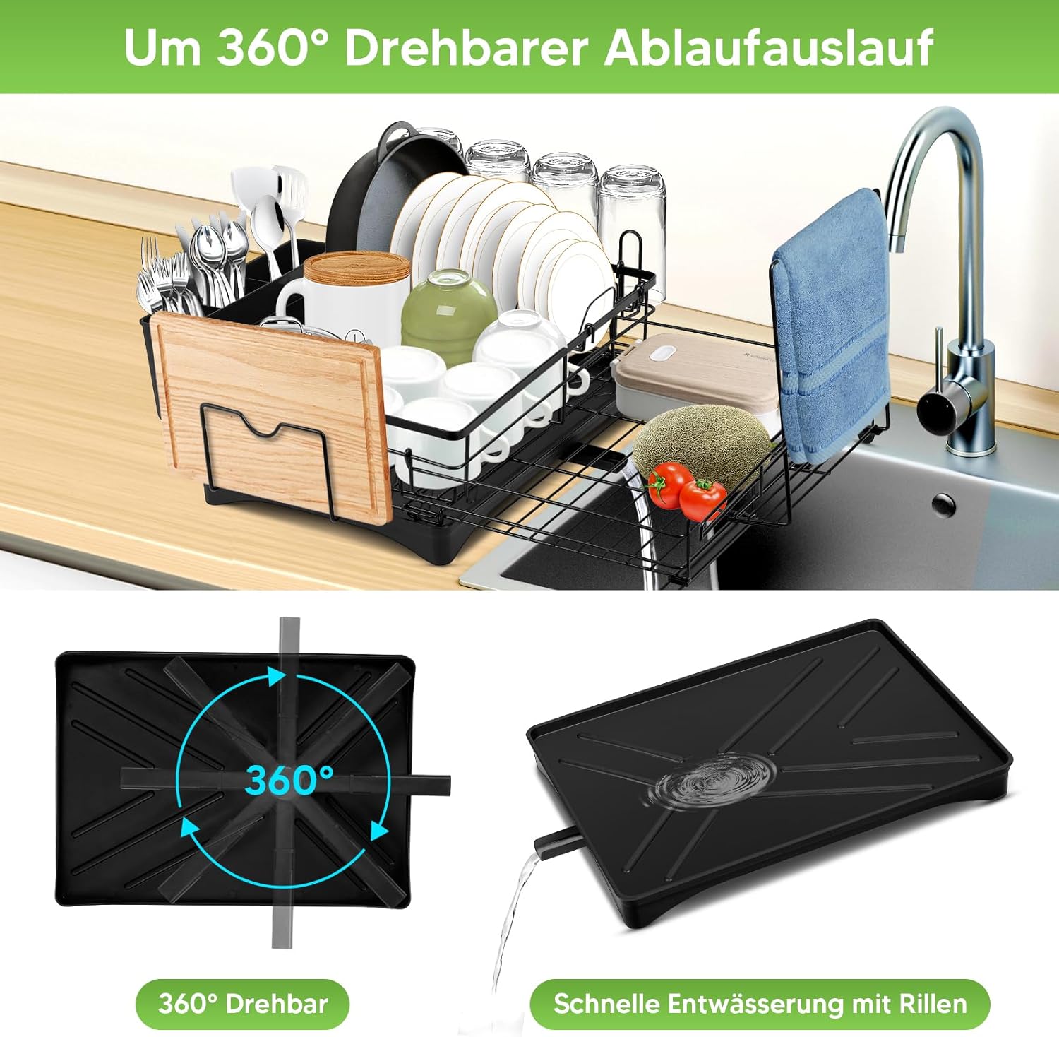 Escurridor de Platos Expandible