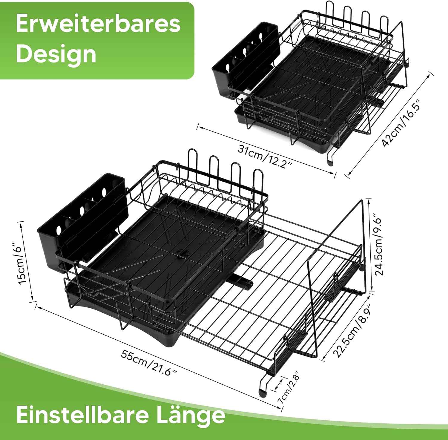 Escurridor de Platos Expandible