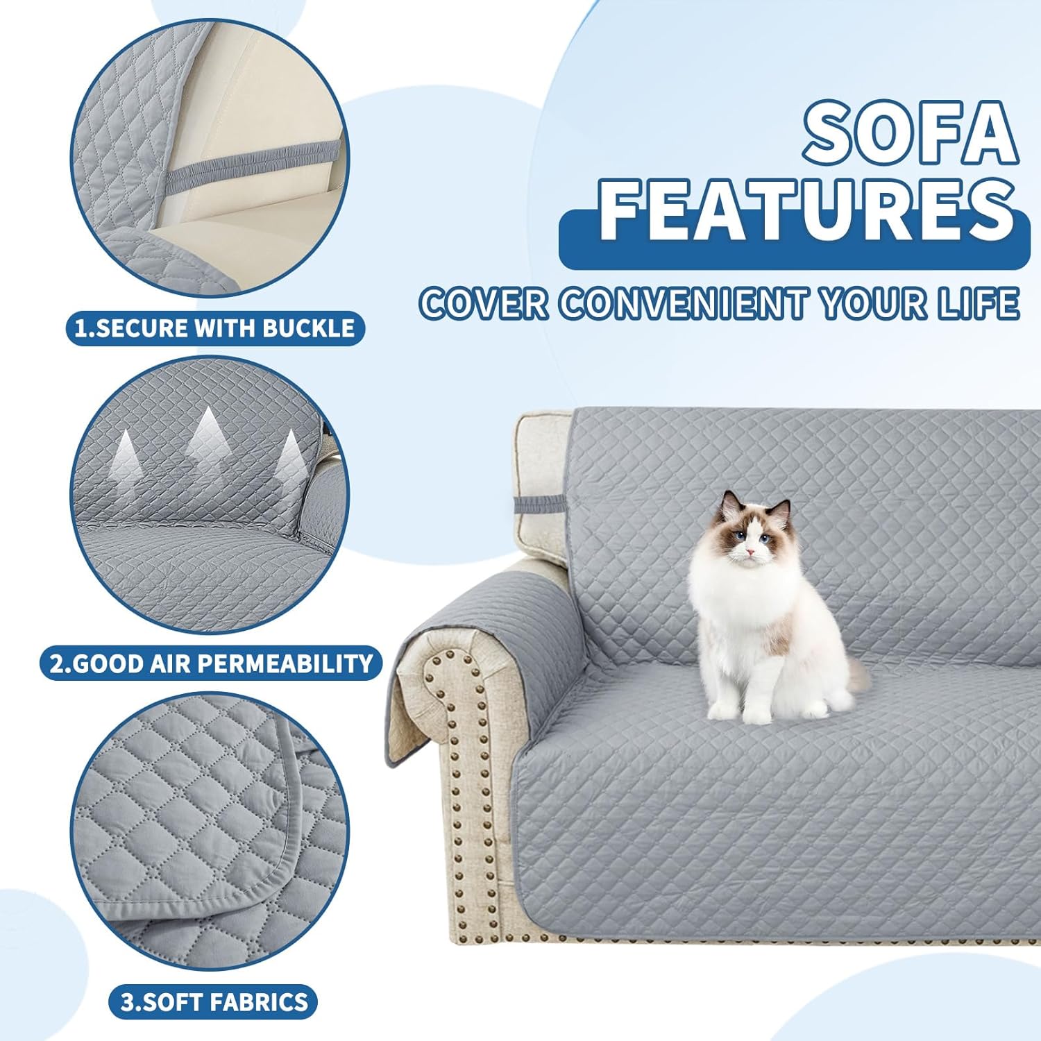 Funda Sofá Chaise Long Reversible