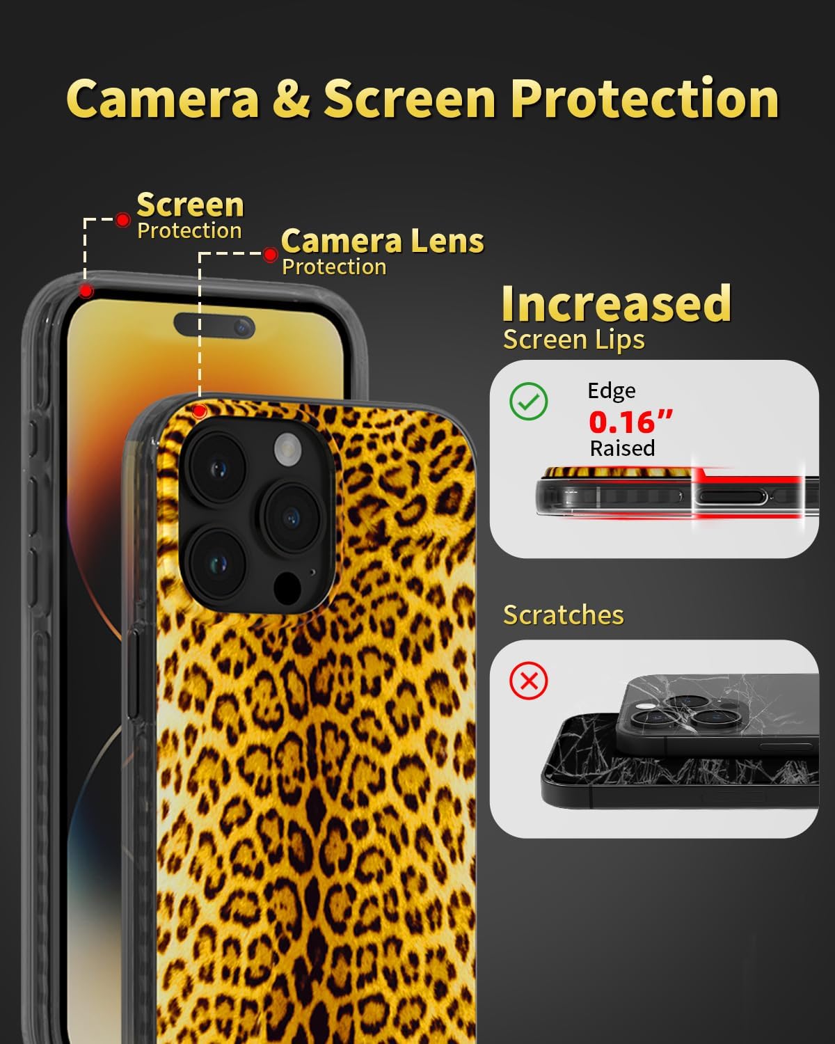 Funda Leopardo iPhone 15 Pro MAX