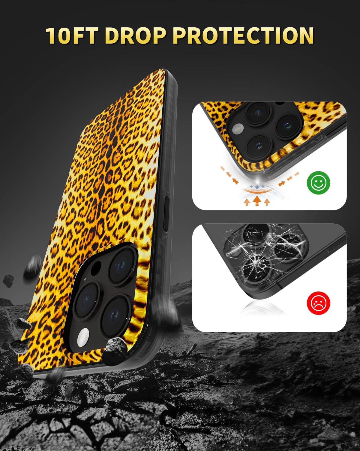 Funda Leopardo iPhone 15 Pro MAX