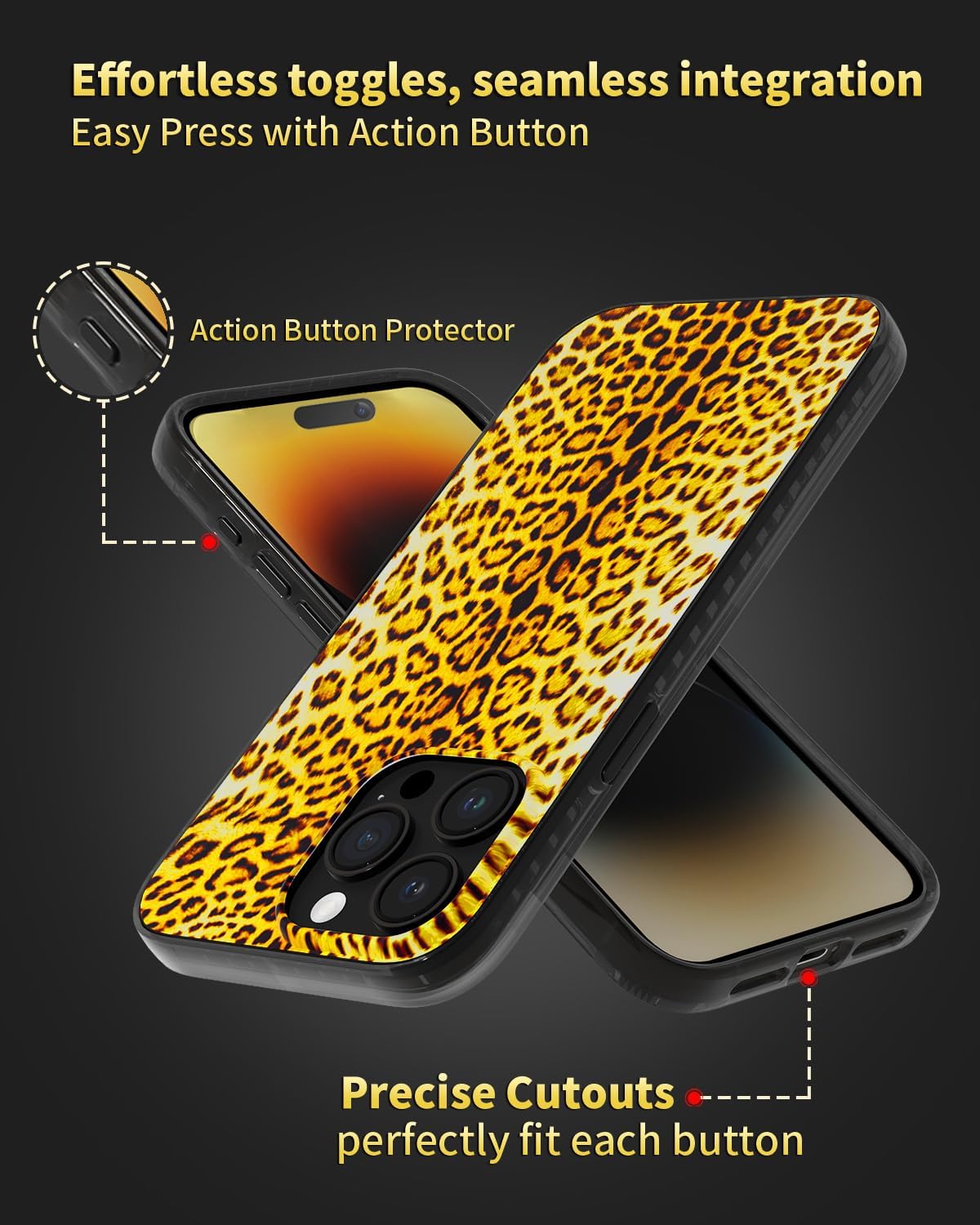 Funda Leopardo iPhone 15 Pro MAX