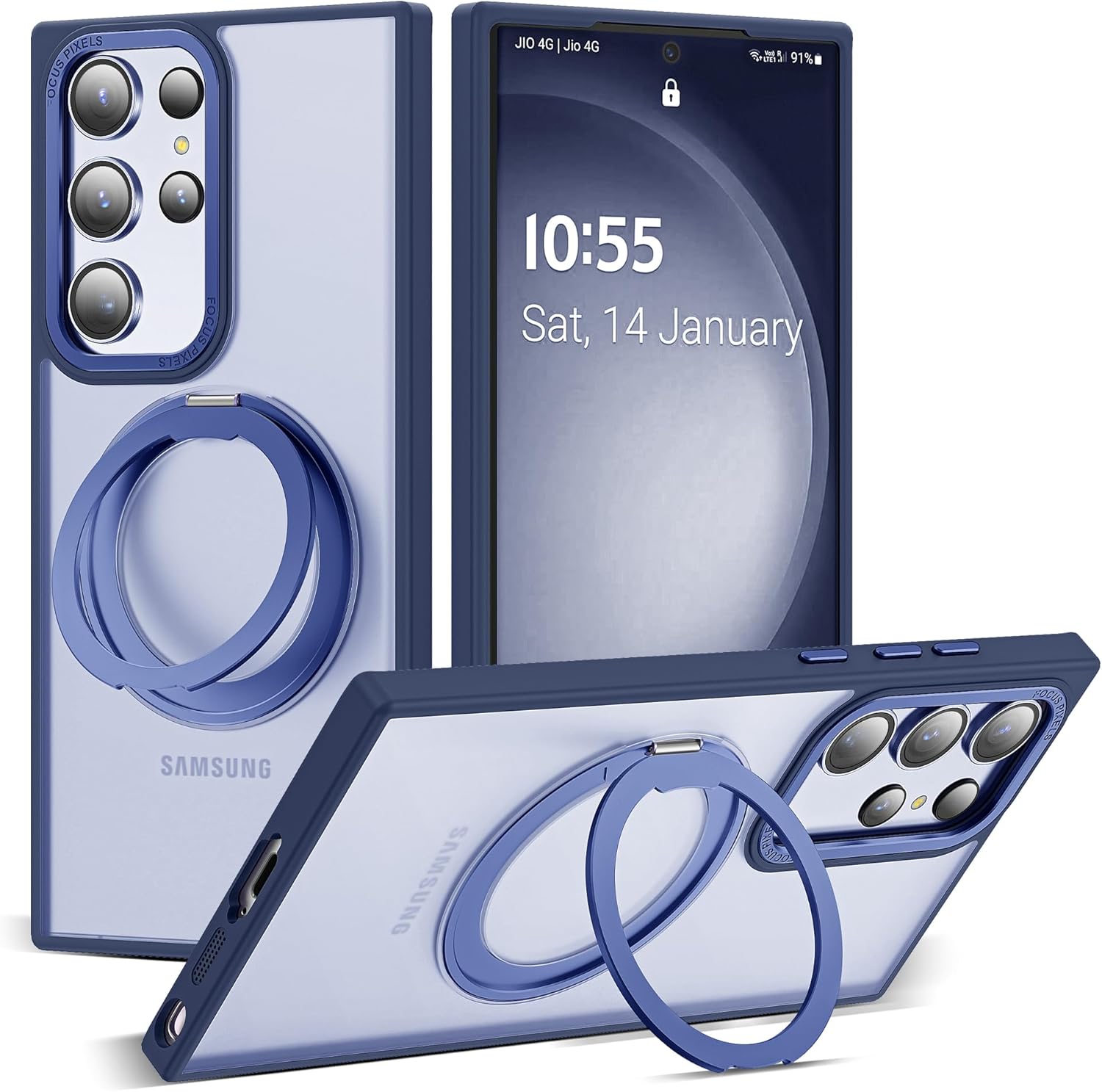Funda Samsung S23 Ultra 360° Azul