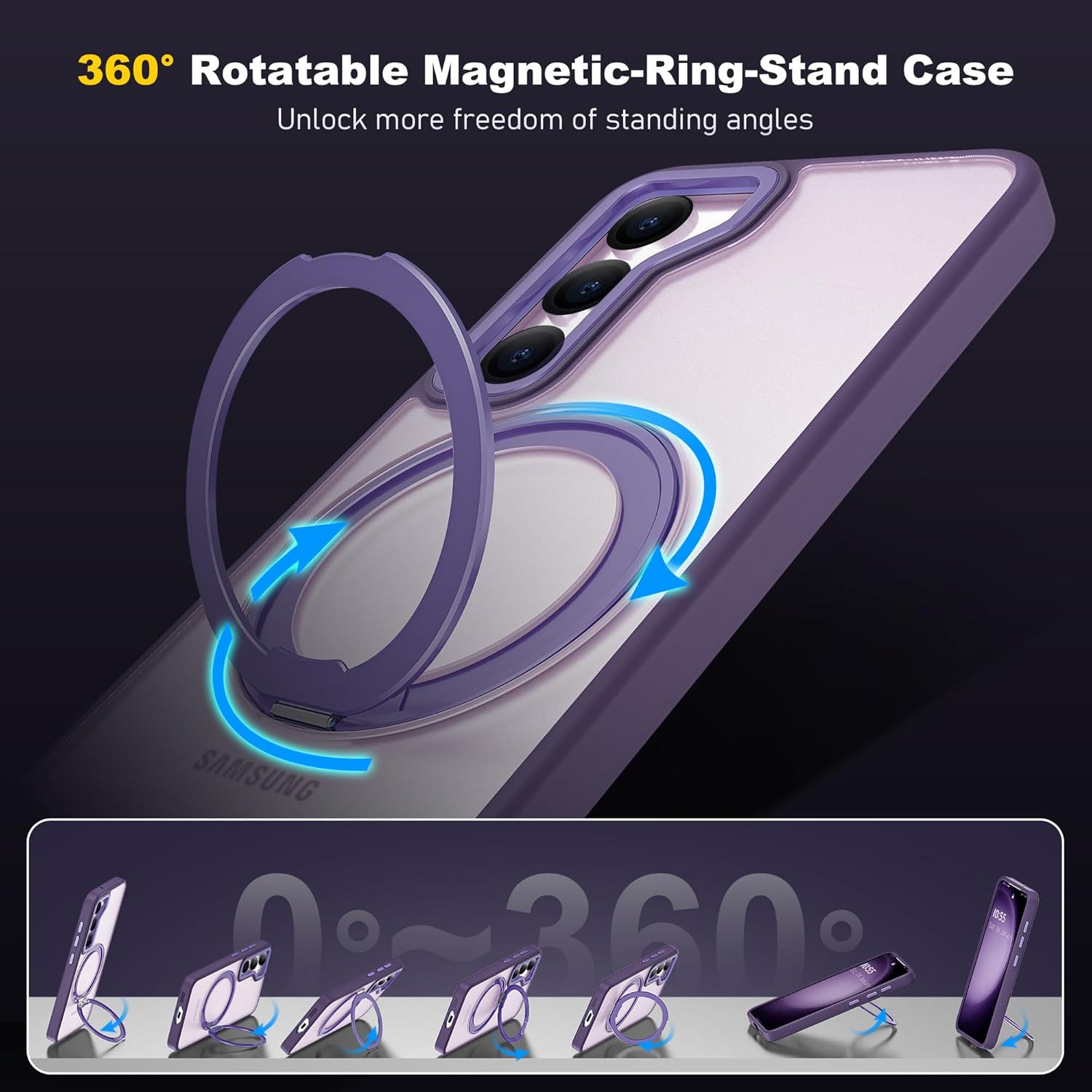 Funda Zalinbo 360° para S23