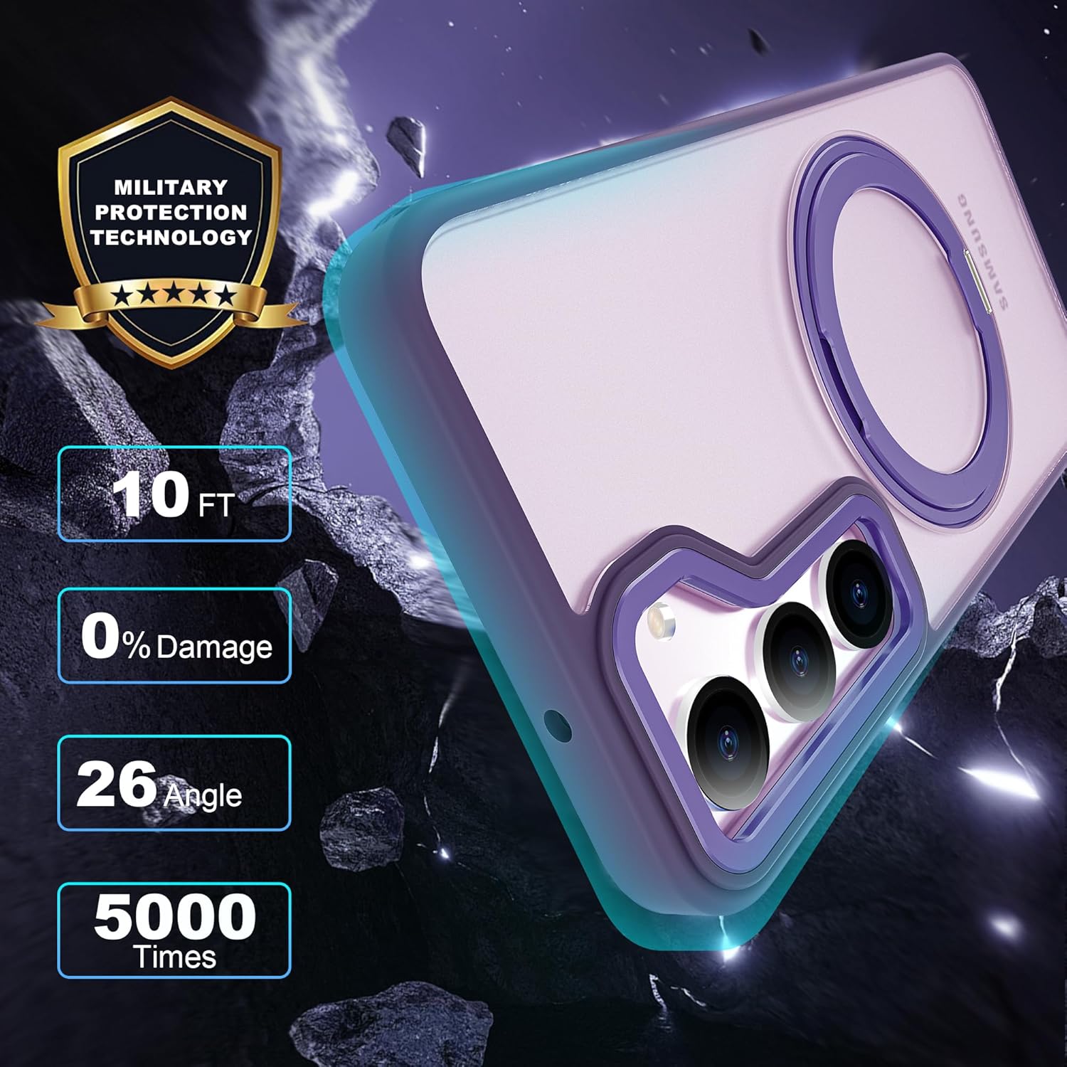 Funda Zalinbo 360° para S23