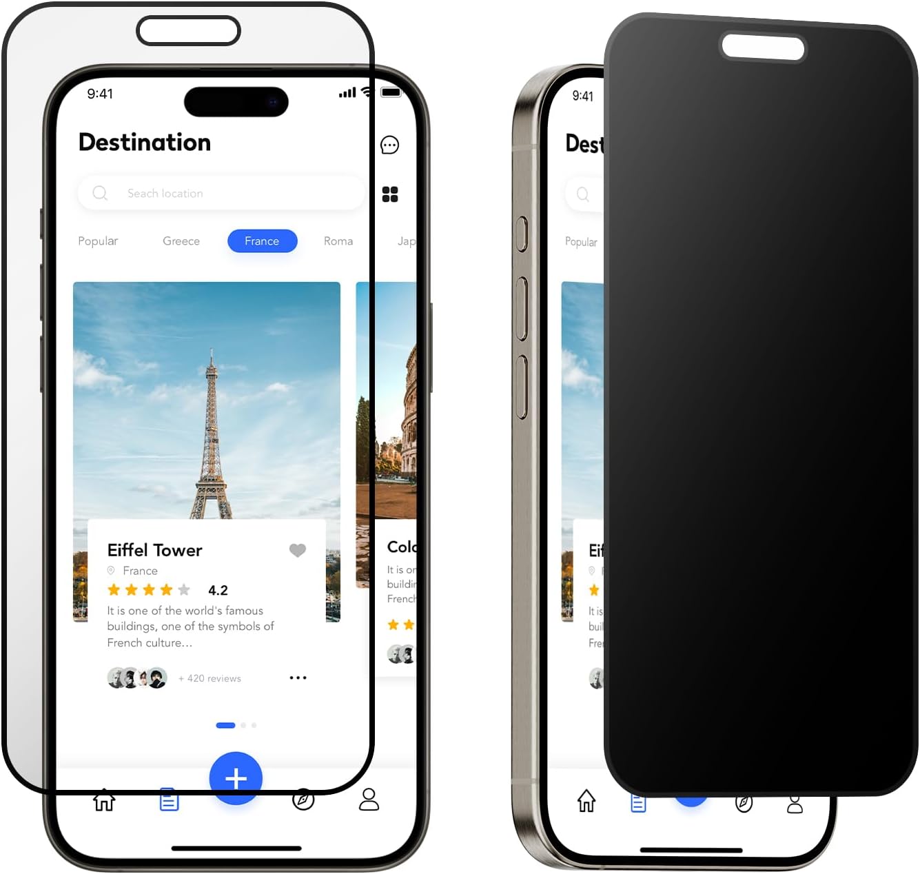 Protector de pantalla privacidad iPhone