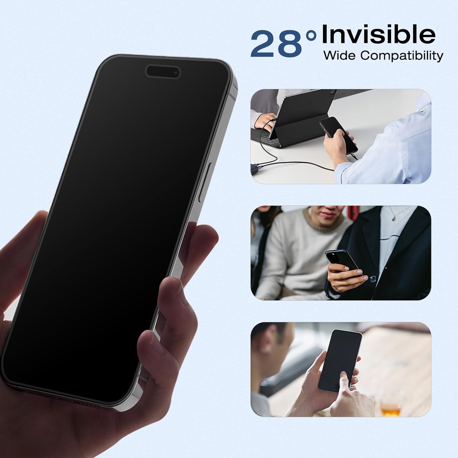 Protector de pantalla privacidad iPhone