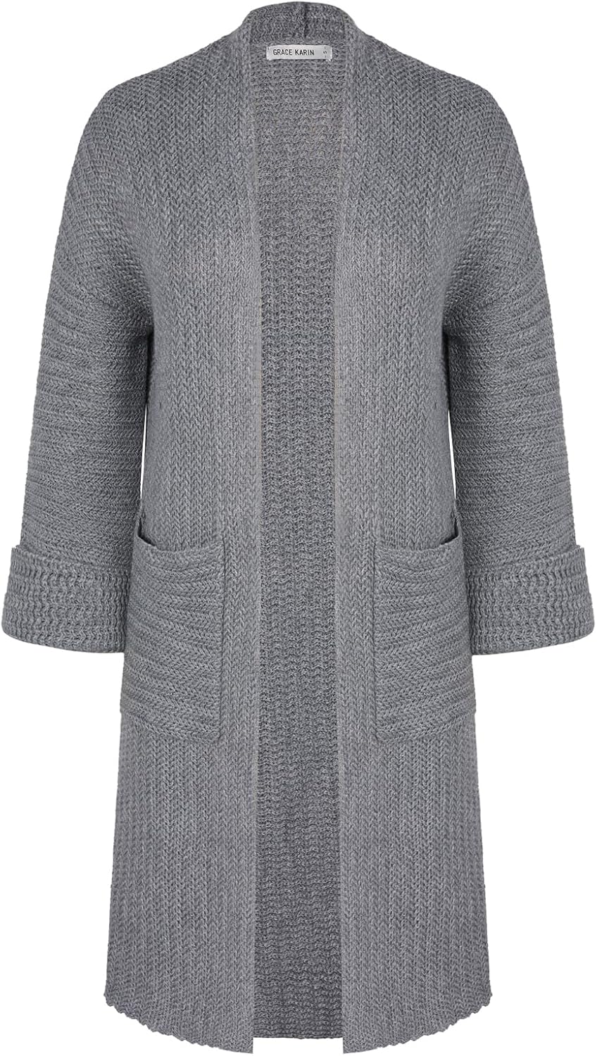 Cardigan de punto con bolsillos