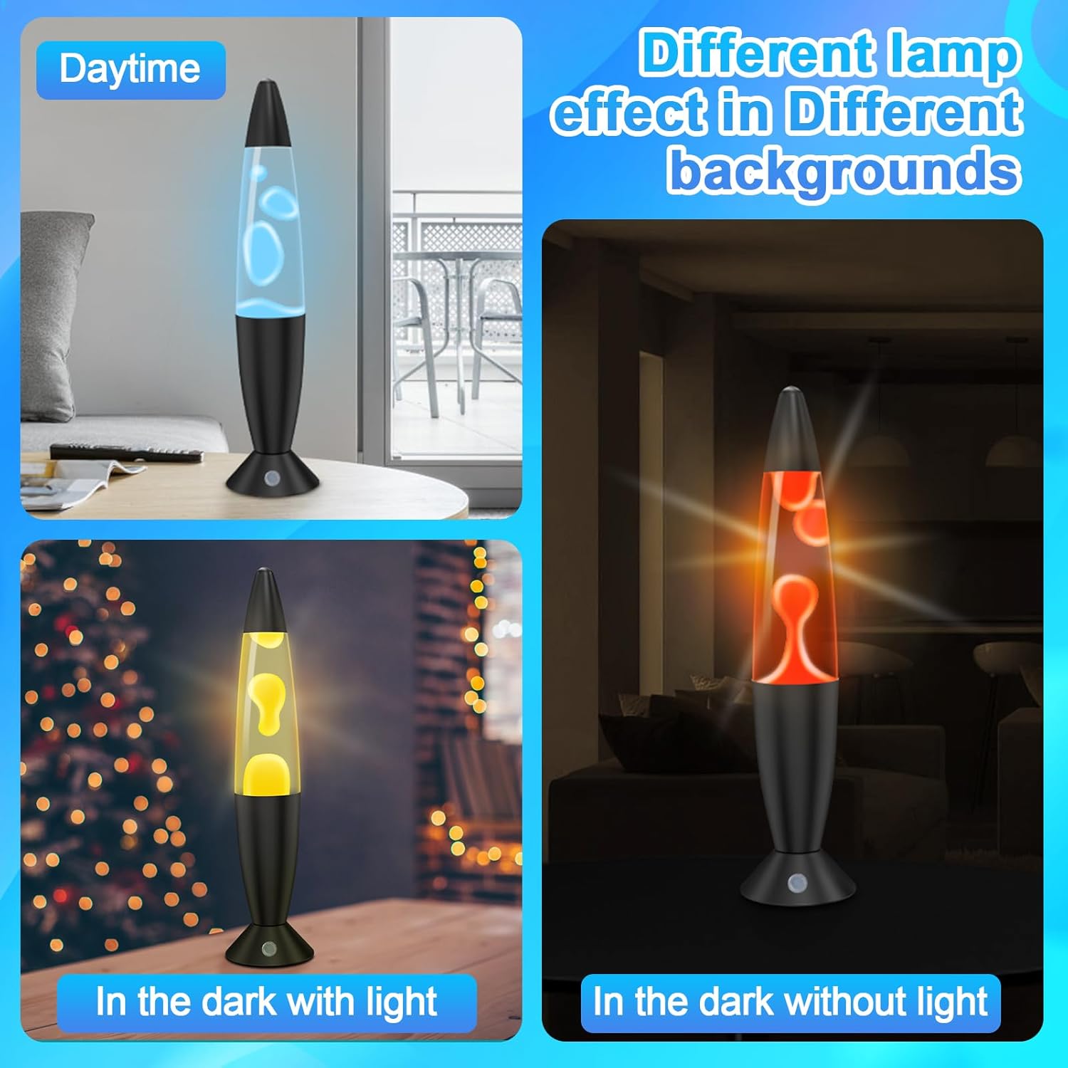 Lámpara de Lava Relax LED 17 colores