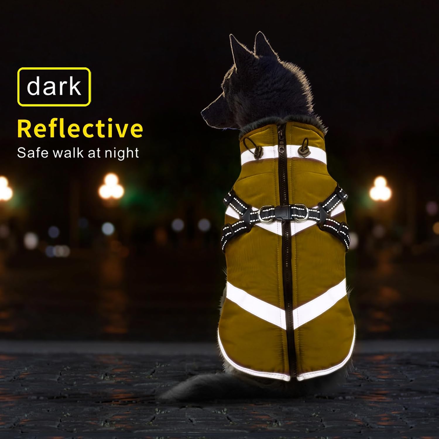 Abrigo impermeable para perros
