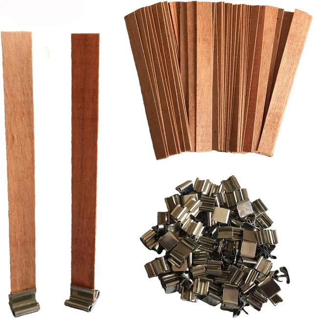 Mechas de madera para velas